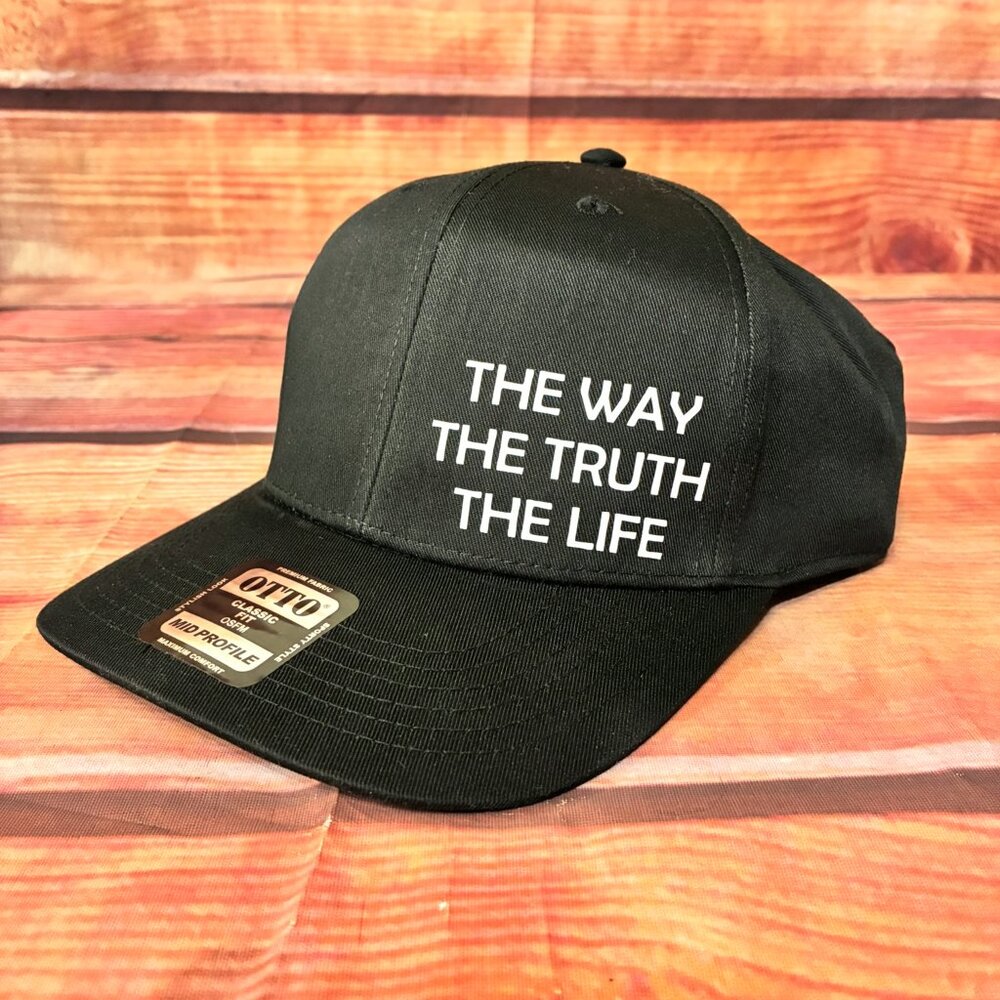 Jesus under the bill cap